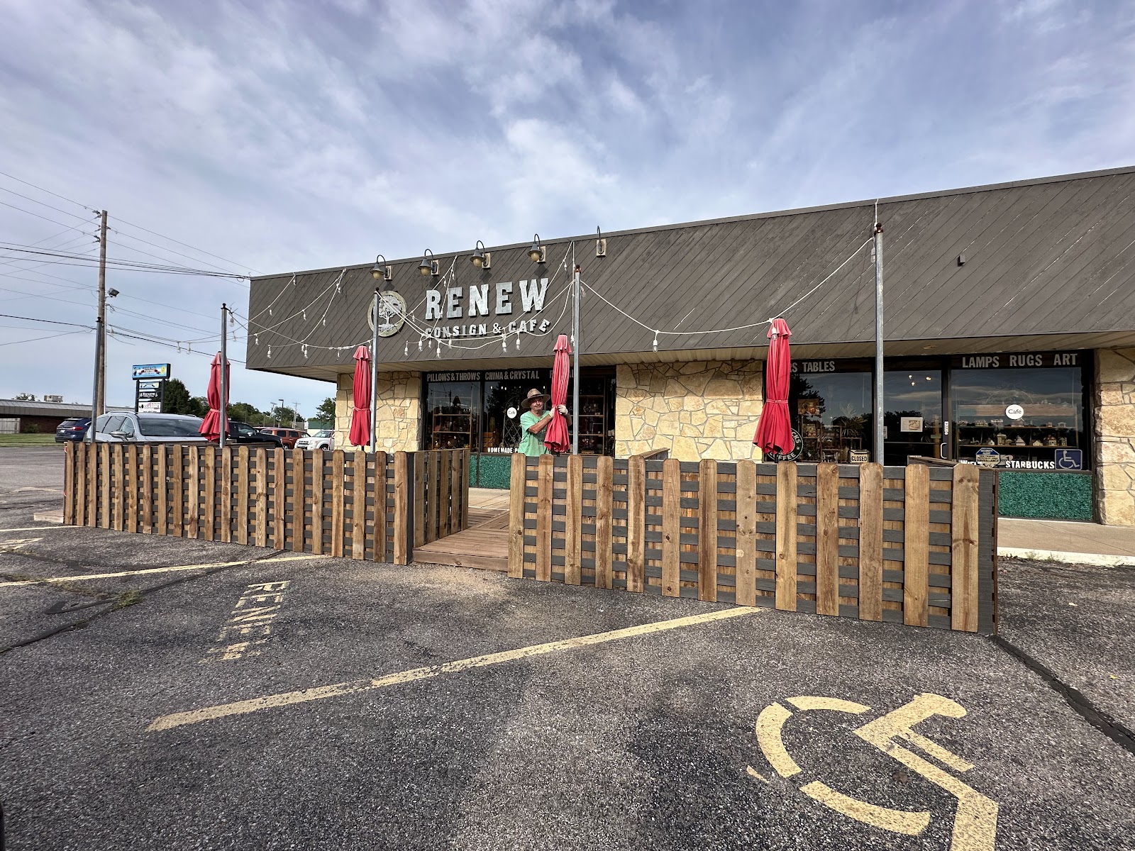 Renew Consign & Pie Cafe storefront on West Central Avenue